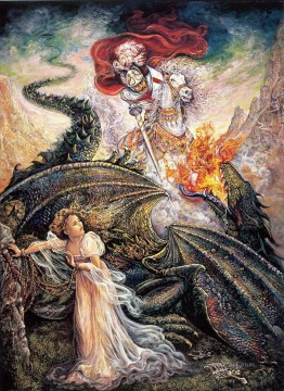 JW george y el dragón Fantasía Pinturas al óleo